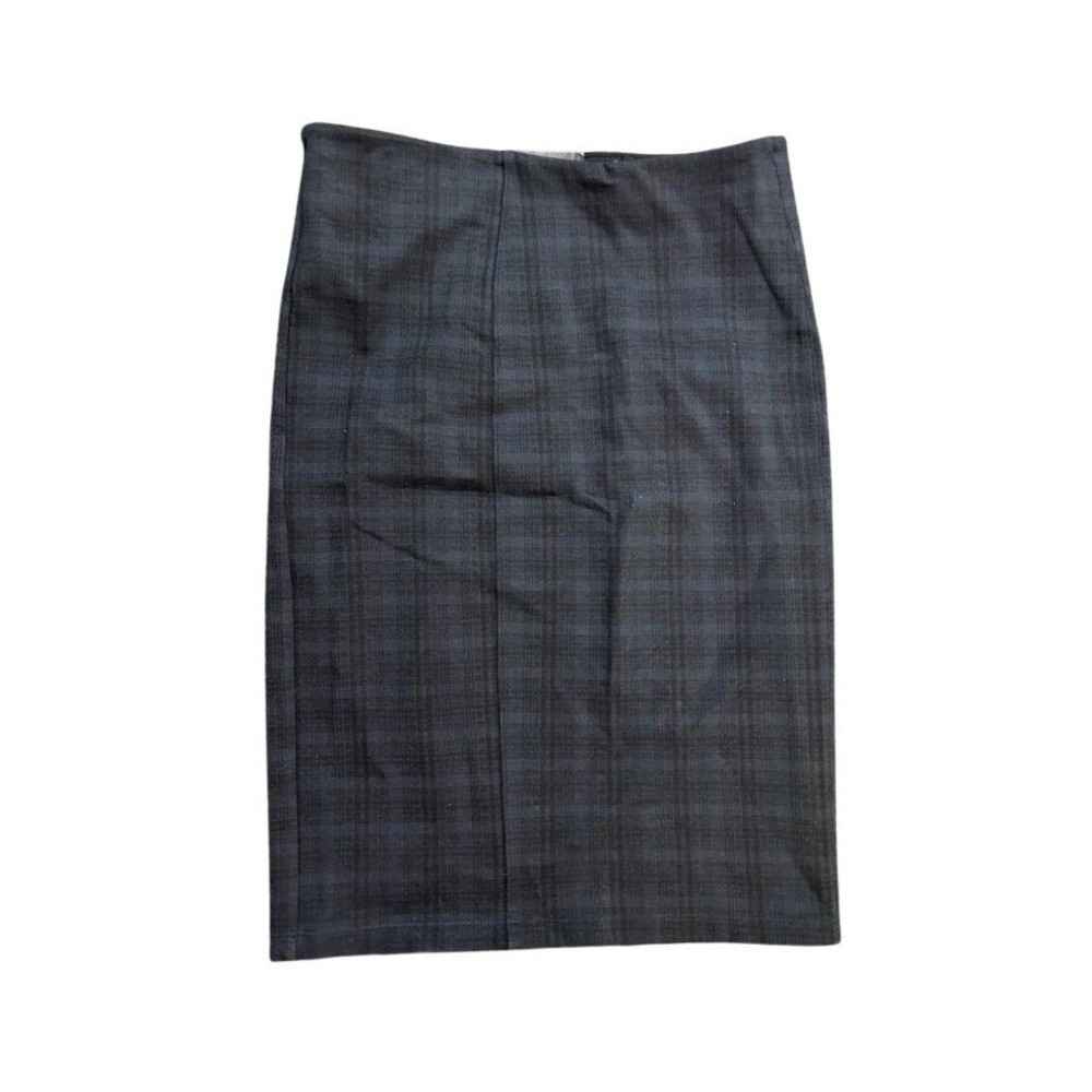Liverpool Pencil Skirt Womens 4 Blue NWT Tartan Plaid Night Sky Blue XM6023P1474